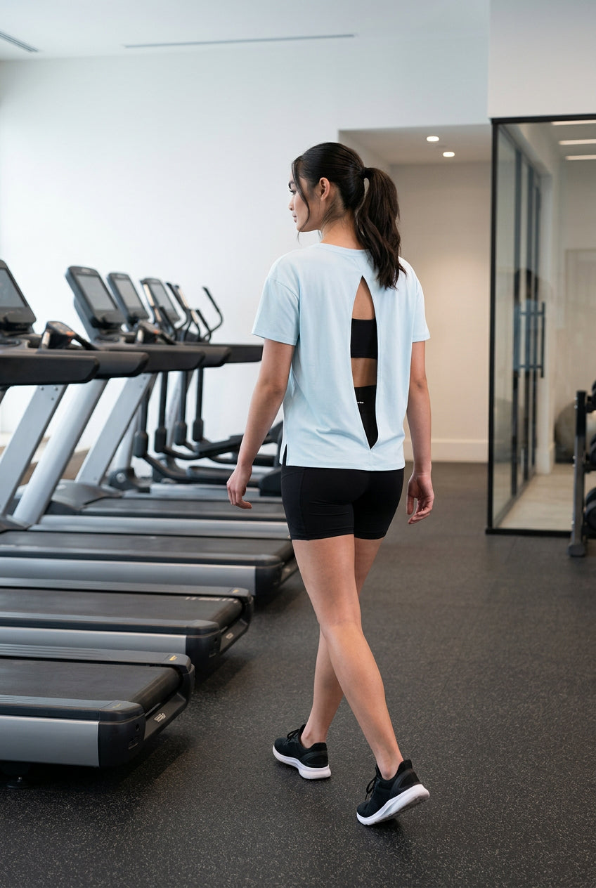 Women's Lightweight Open Back T-Shirt